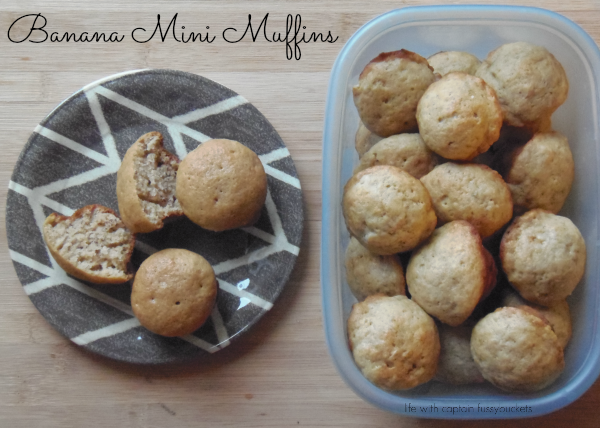 recipe for banana bread - Banana Mini Muffins