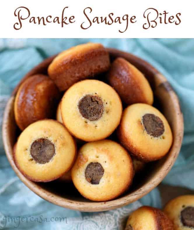 Pancake Sausage Bites - A Few Shortcuts