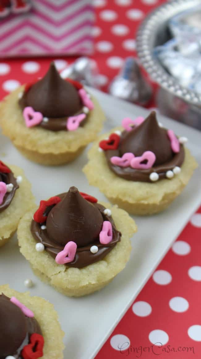 Valentine's Day Nutella Cookie Cups - THE Perfect Party Treat!