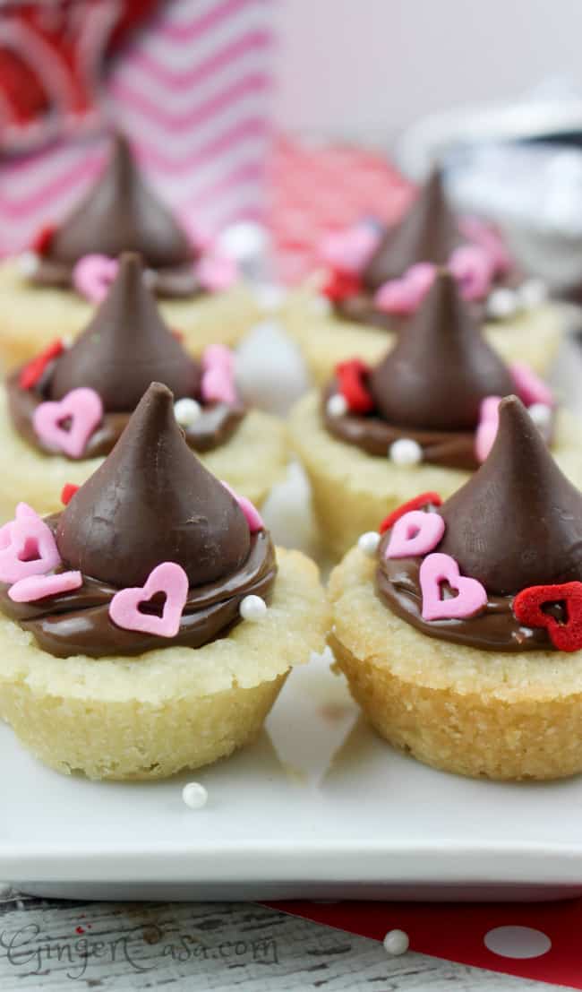 Valentine's Day Nutella Cookie Cups - THE Perfect Party Treat!