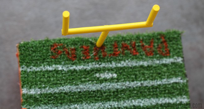 football field valentine box