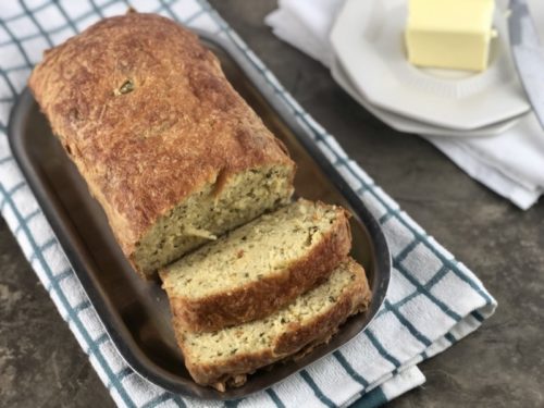 Keto Garlic Cheese Herb Bread