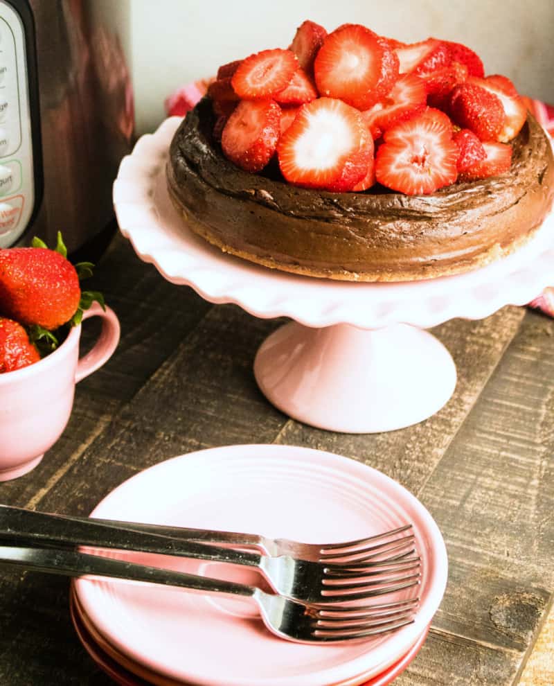 instant pot chocolate cheesecake