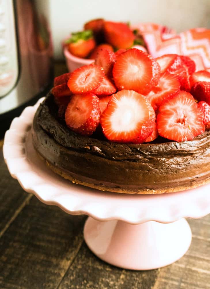 instant pot chocolate cheesecake