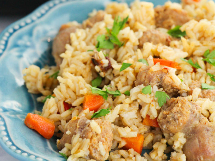 Instant pot cajun rice best sale and sausage