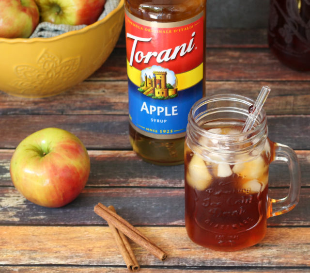 spiced apple iced tea torn