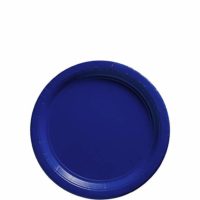 Amscan Bright Royal Blue Paper Plate Big Party Pack, 50 Ct.
