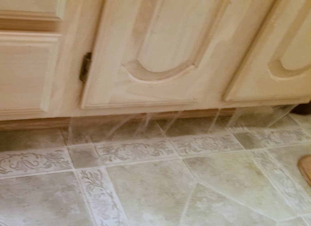 bathroom water leak