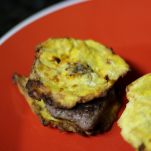 Air Fryer Tostones (Fried Plantains) - Whole30 Approved