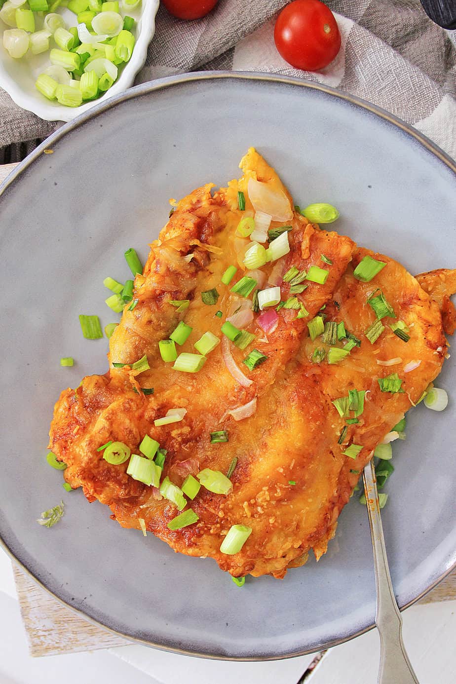 Air Fryer Chicken Enchiladas - Quick And Easy Lunch Idea!