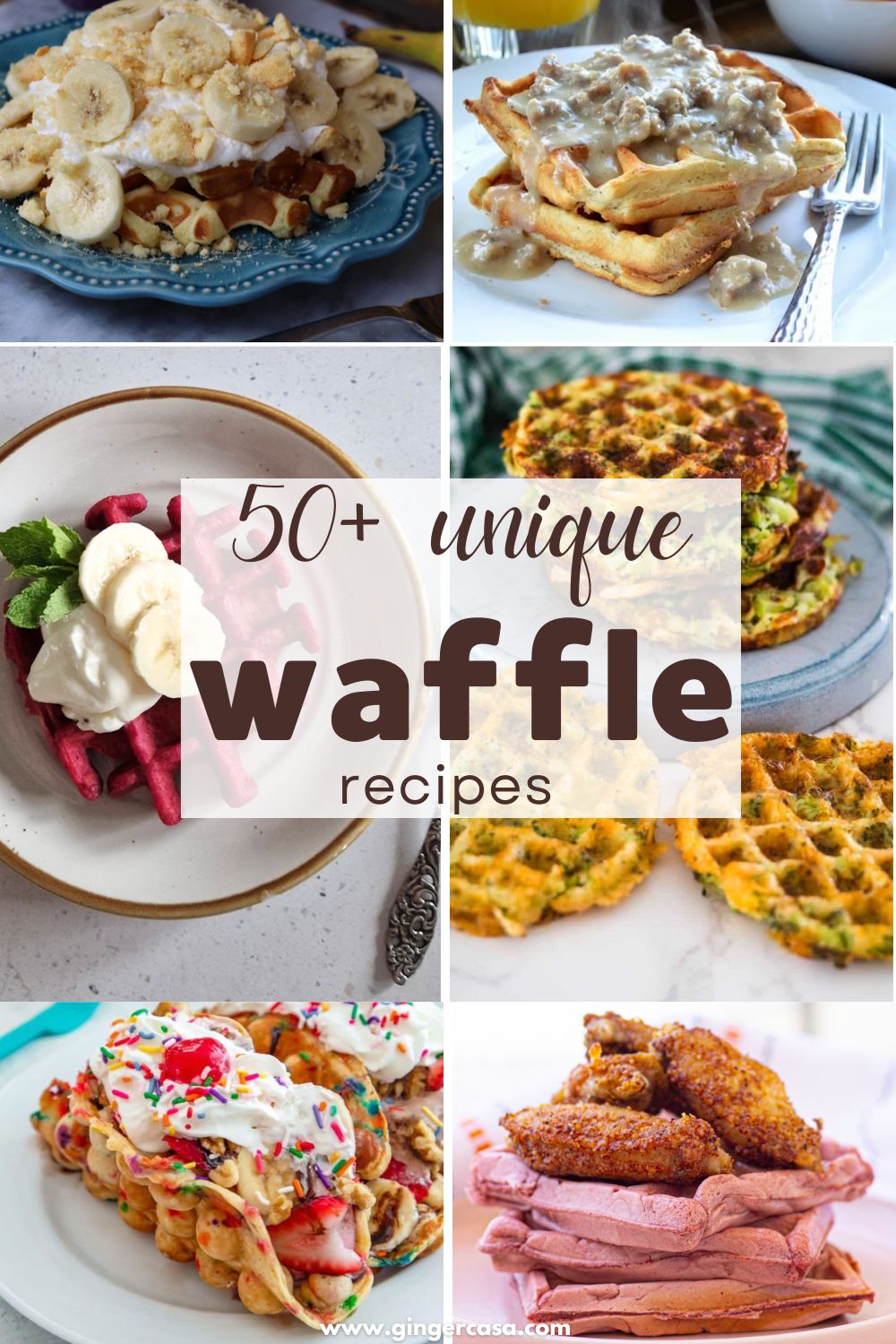 unique waffle recipes