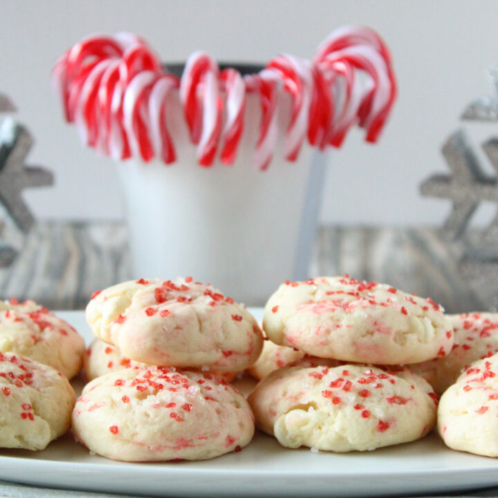 peppermint cheesecake cookies